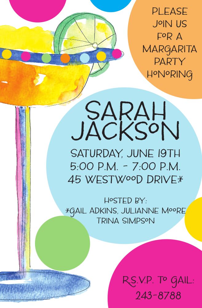 Baha Margarita Invitation
