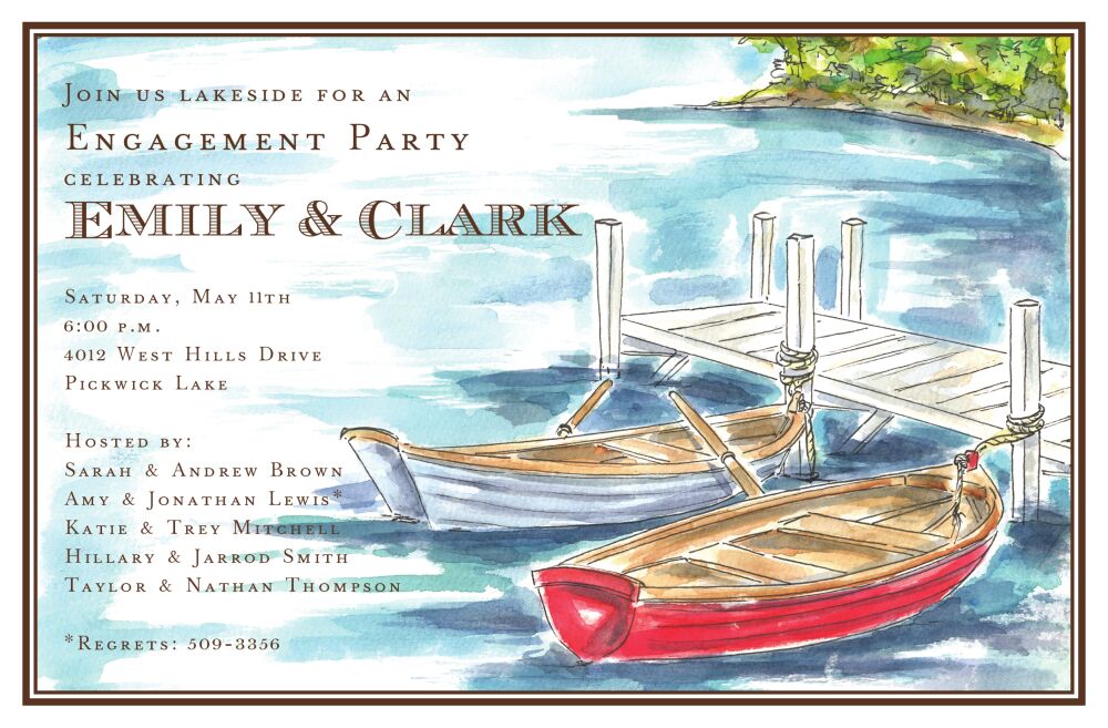 Boat Dock Invitation