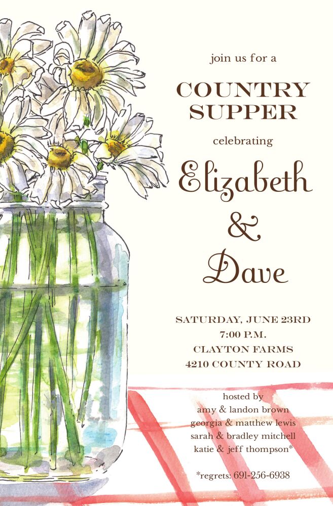 Country Table Invitation