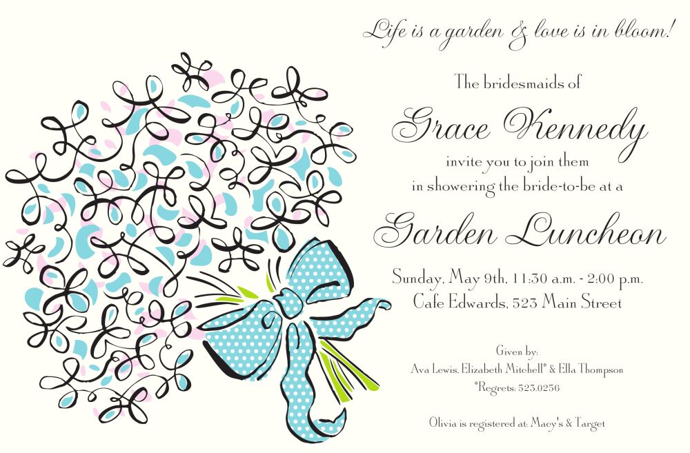 Bouquet Invitation