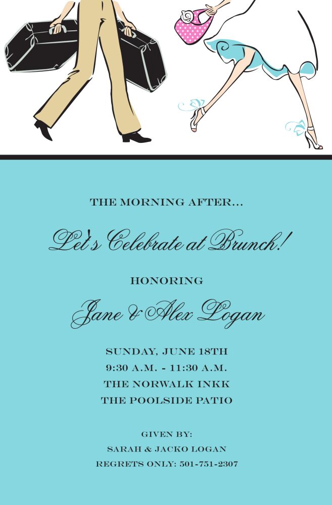 Couple Brunch Invitation