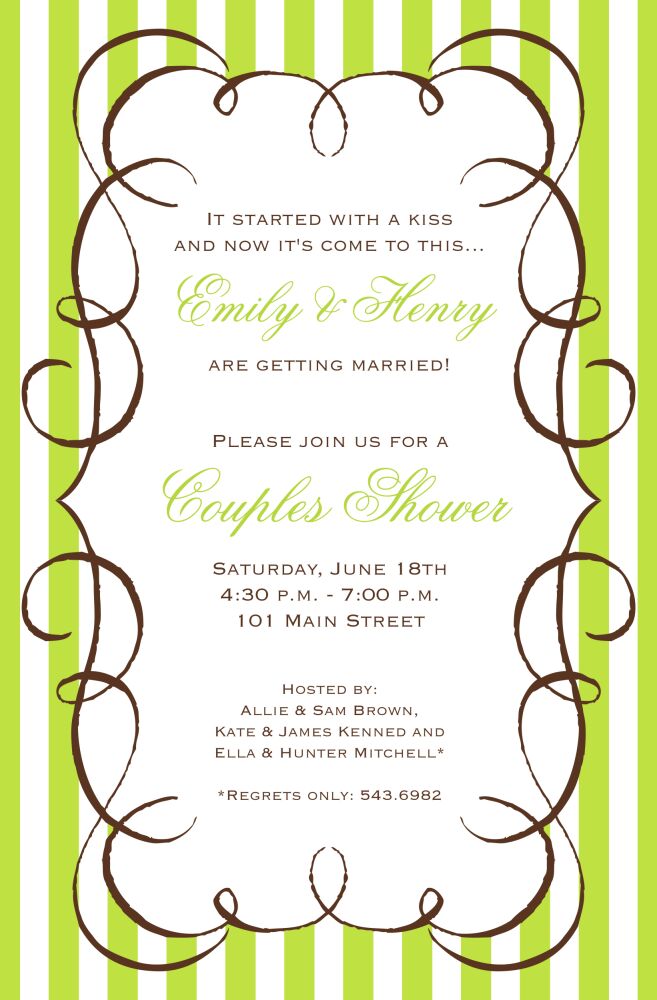 Fluted Frame Invitation