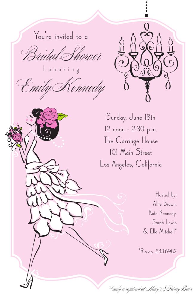 Vintage Bride Invitation