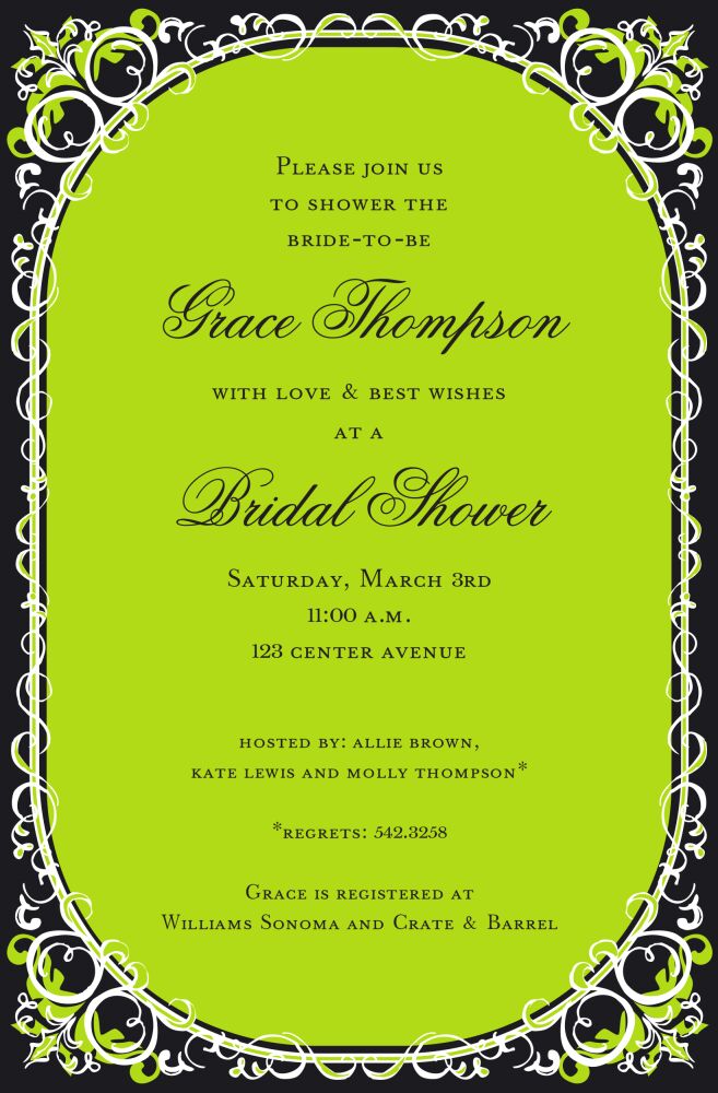 Fresh Trim Invitation