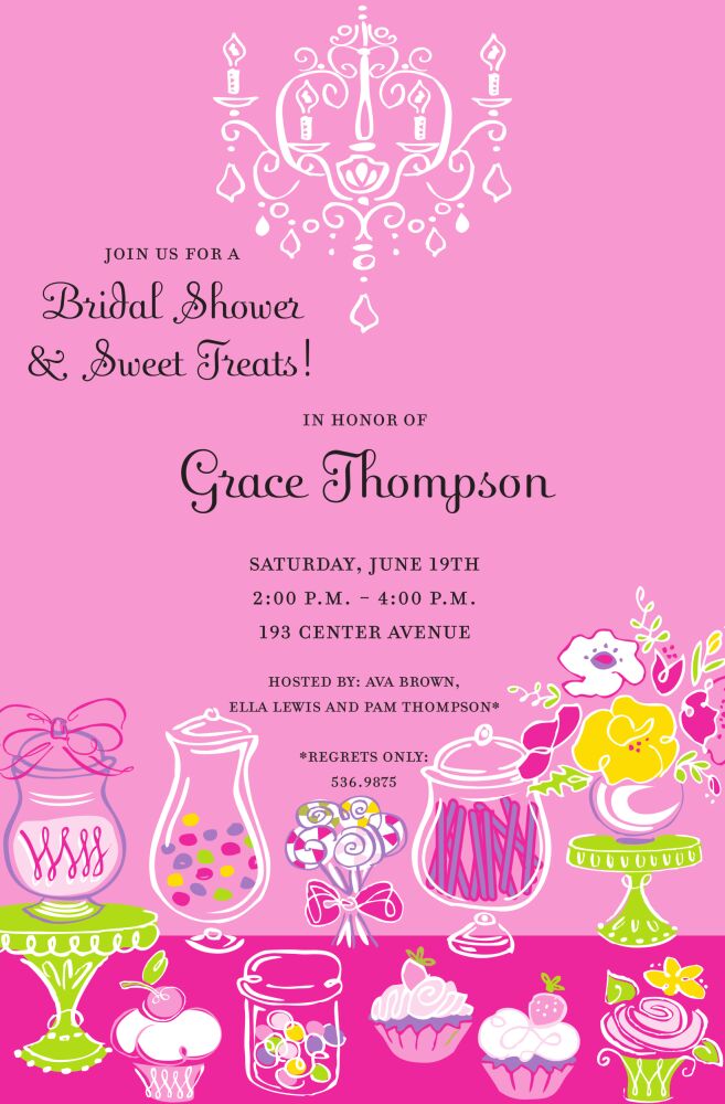 Sweets Invitation