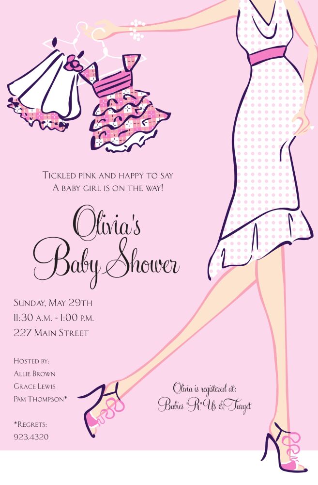 Girl Glee Invitation