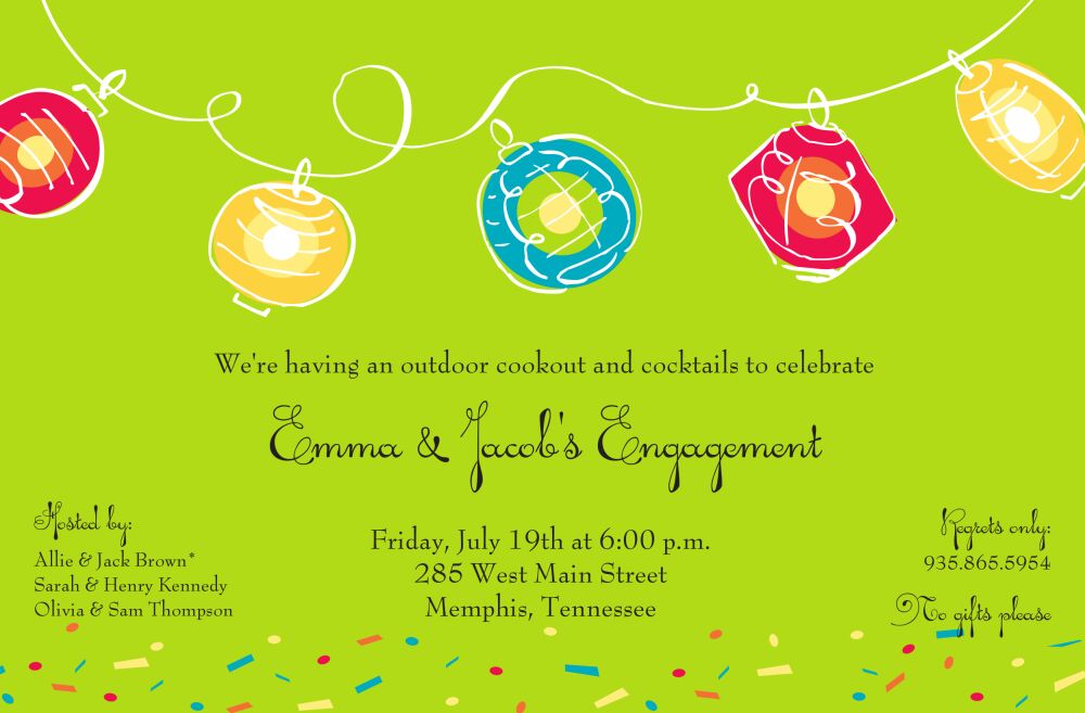 Party Lanterns Invitation