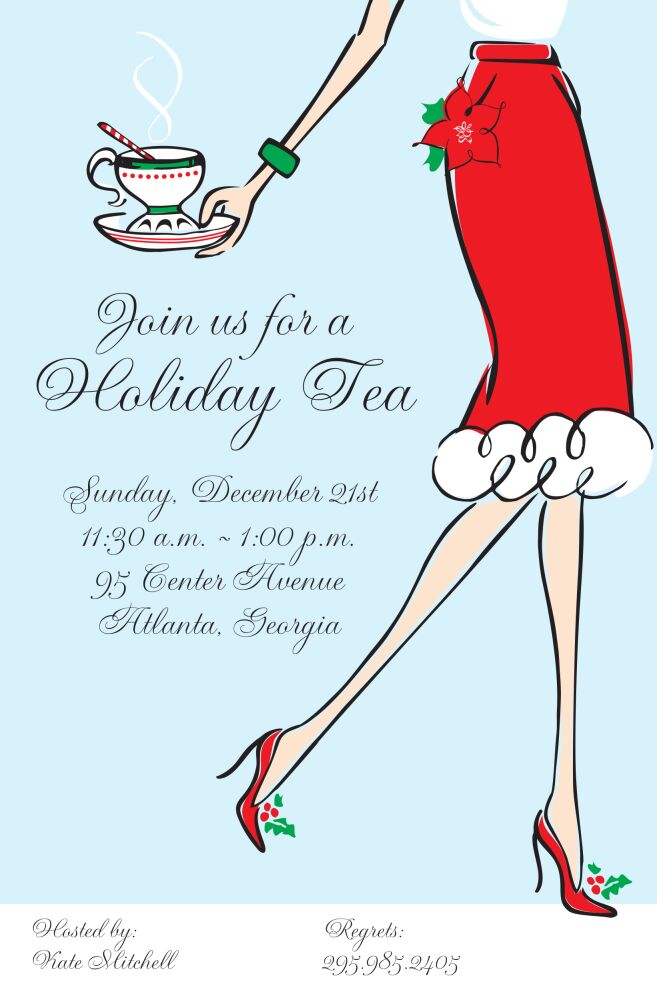 Tea Glee Invitation