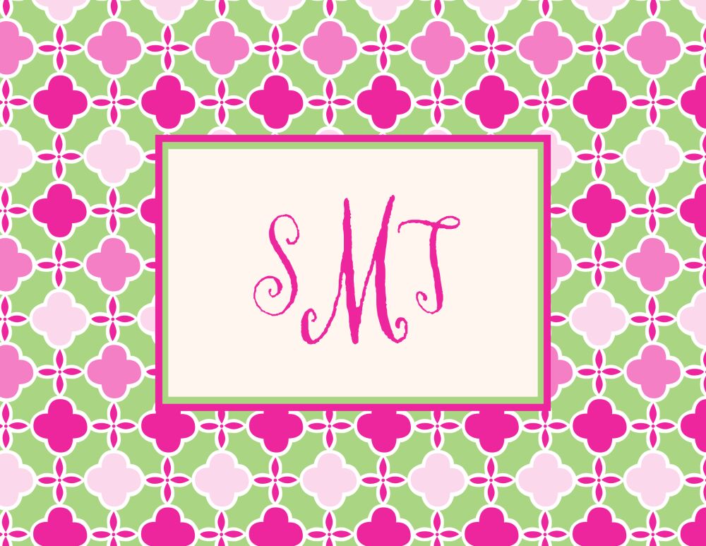 Pink Kiss Folded Note