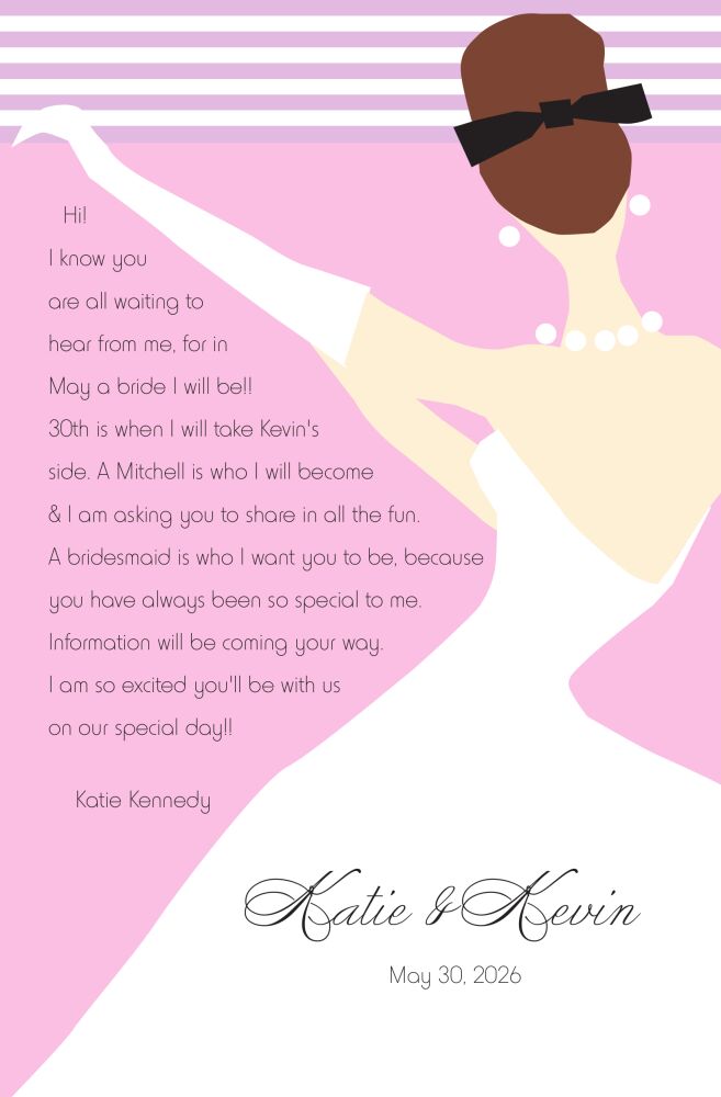 Beautiful Bride Invitation