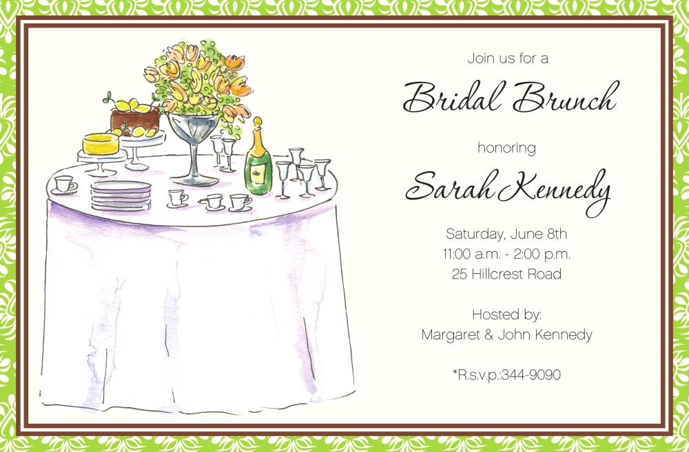 Fancy Brunch Invitation
