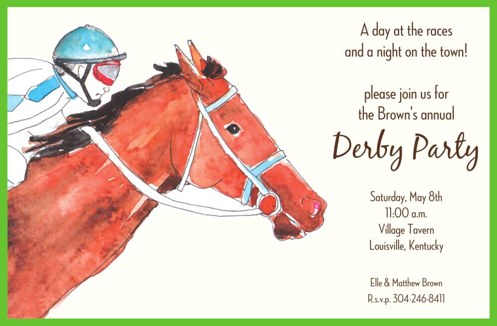 Horse Power Invitation