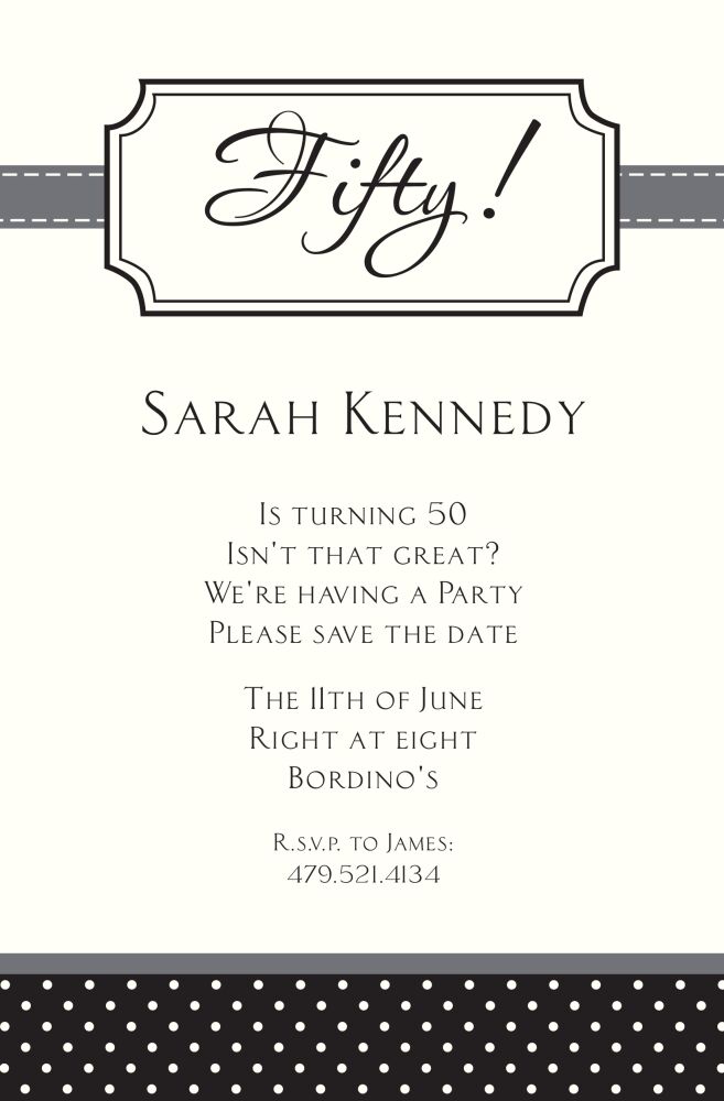 Bookplate Black Invitation