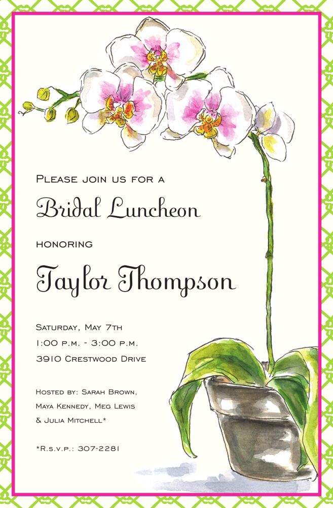 Orchid Invitation