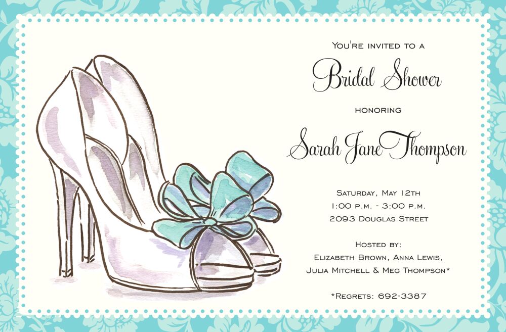 Bridal Heels Invitation