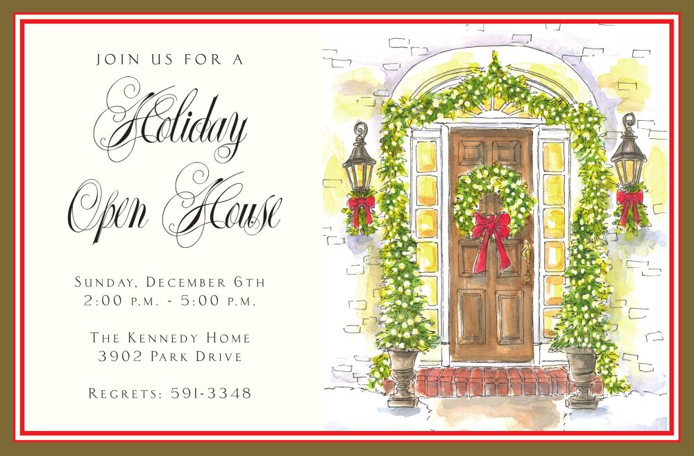 Festive Entry Invitation