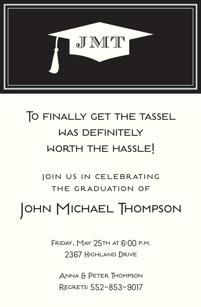 Fine Grad Invitation