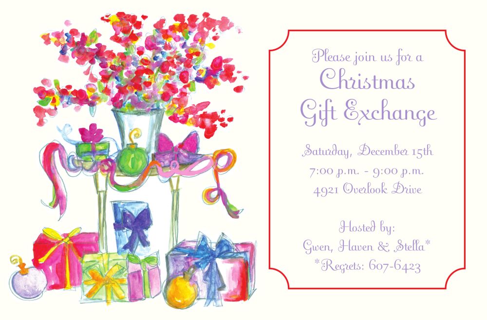 Elegant Gifts Invitation