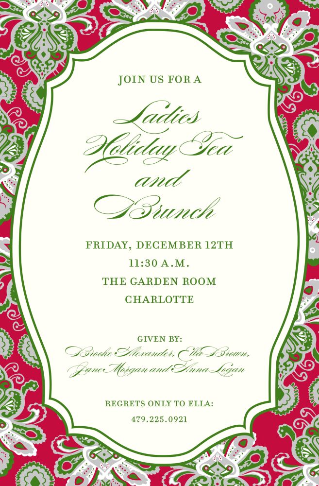 Liberty Holiday Invitation