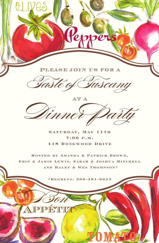 Cucina Invitation