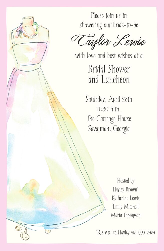 Her Gown Invitation