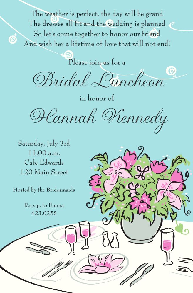 Outdoor Setting Invitation