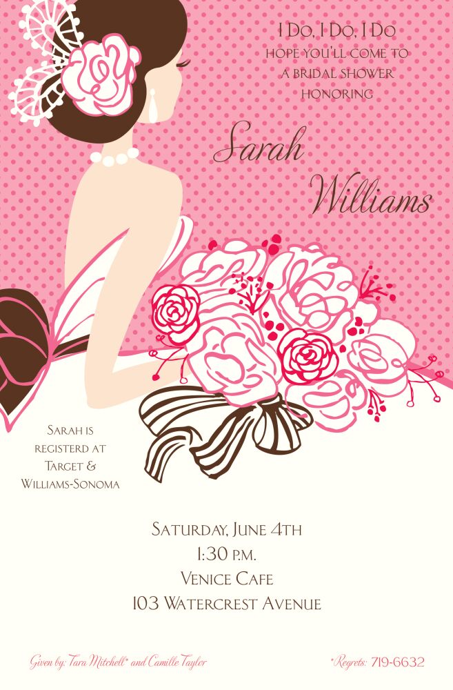 Blushing Beauty Invitation