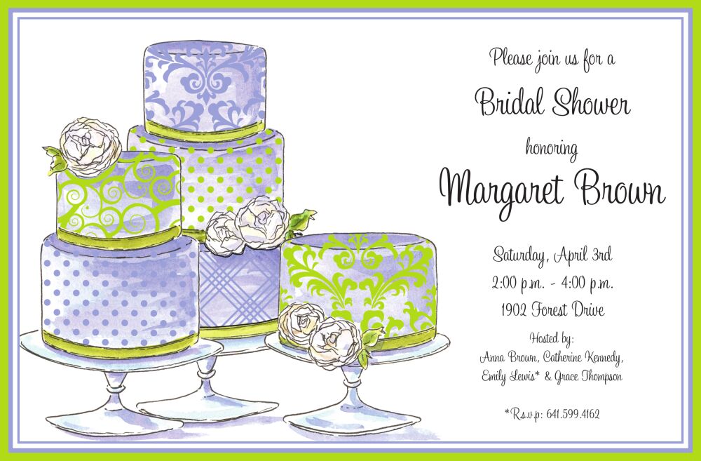 Her Cakes Invitation