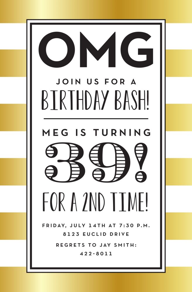 OMG Invitation