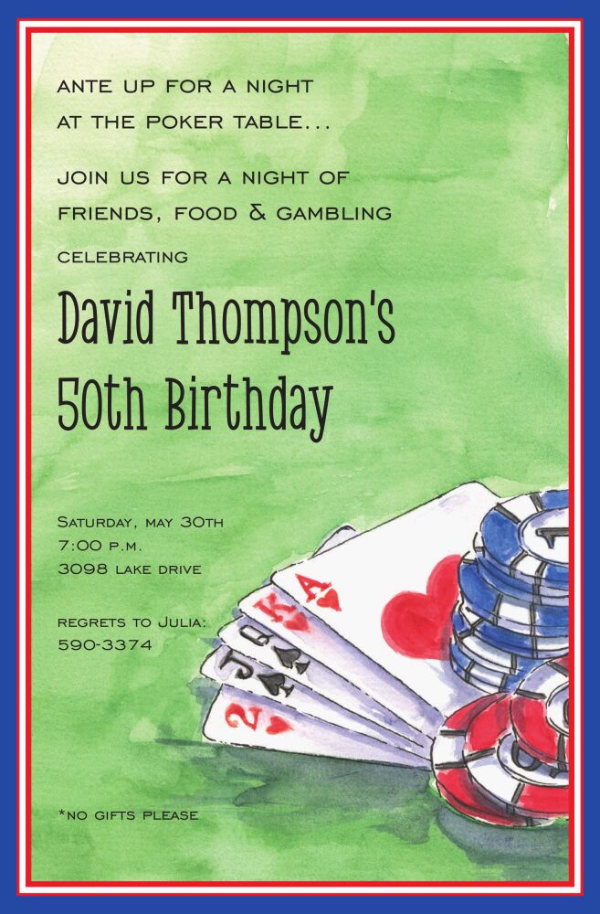 Poker Invitation