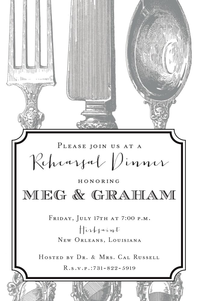 Perfect Place Setting Invitation