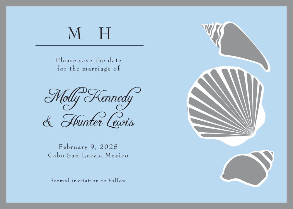 Shells Invitation