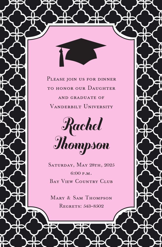 Sweet Grad Invitation