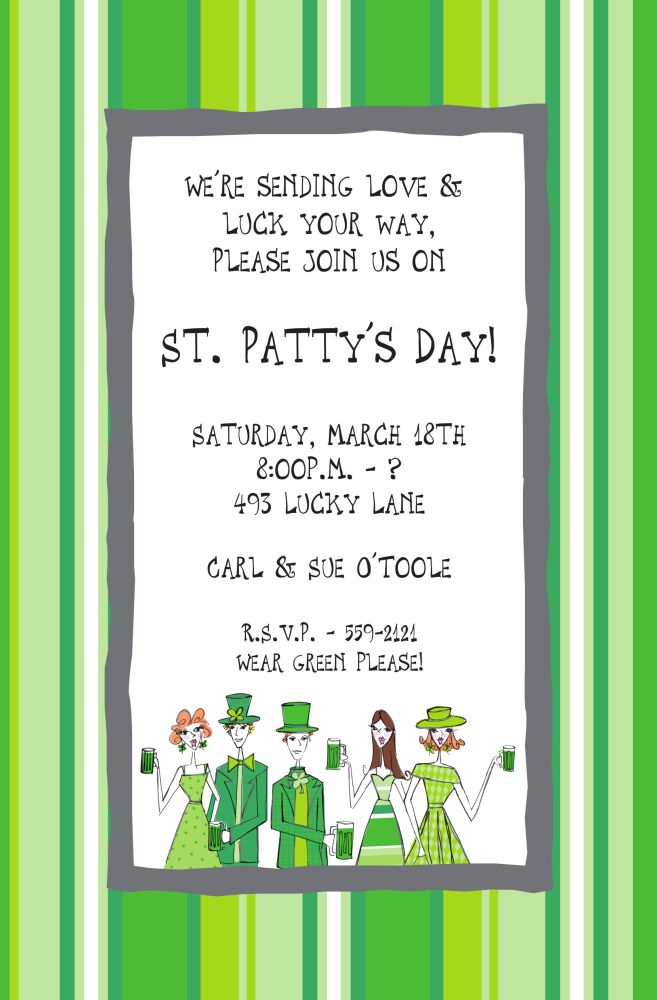 St. Patty People Invitation