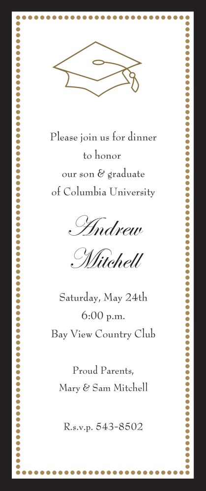 Graduation Invitation