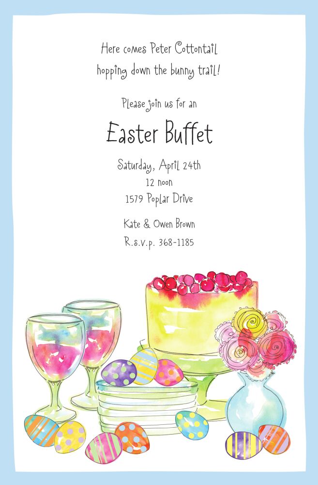 Easter Buffet Invitation