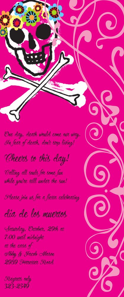 (Skull) Day of the Dead Invitation
