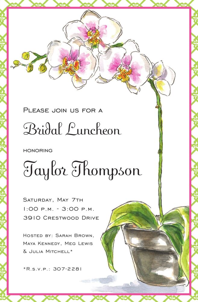 Orchid Invitation
