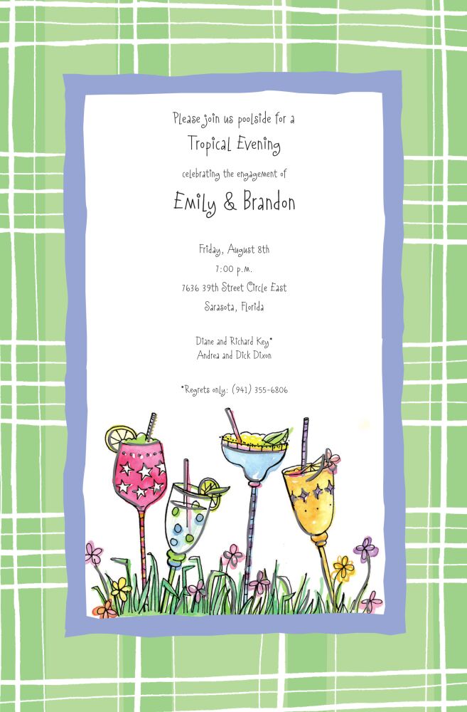 Summer Drinks Invitation