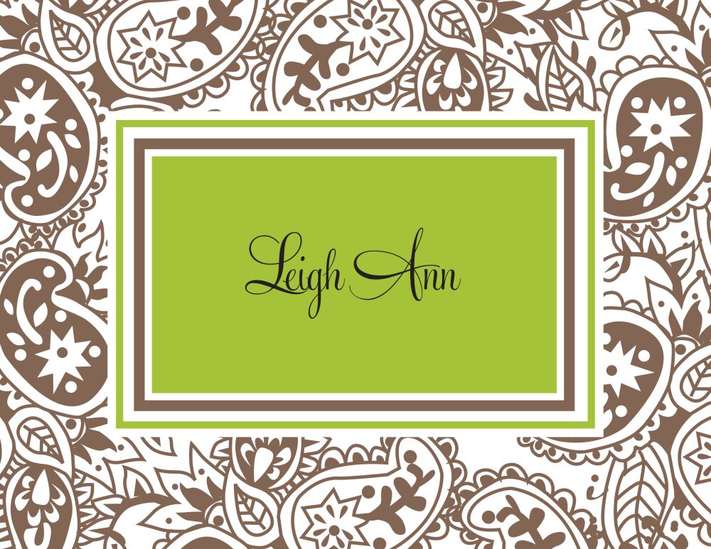 Tattoo Chocoloate Folded Note
