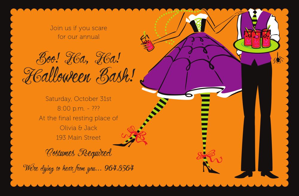 Halloween Welcome Invitation