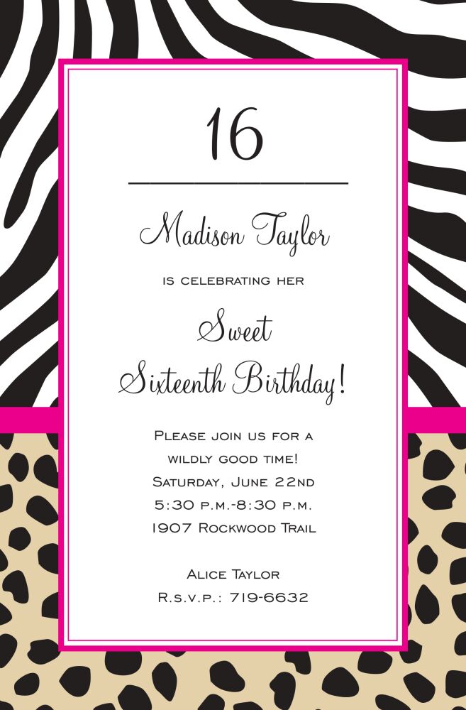 Wild Mix Invitation