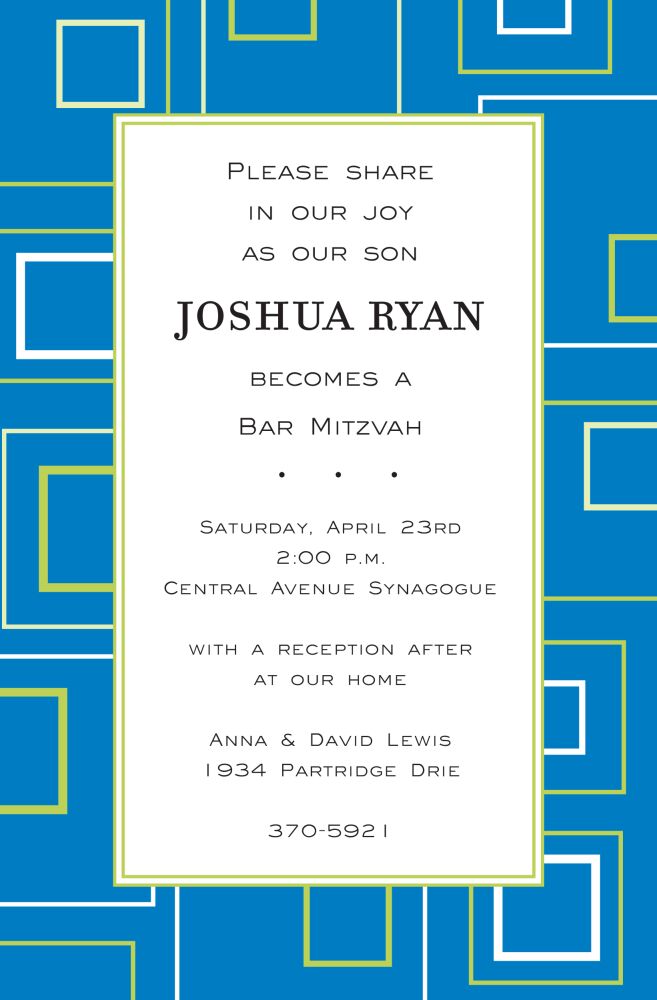 Geometric Simple Invitation