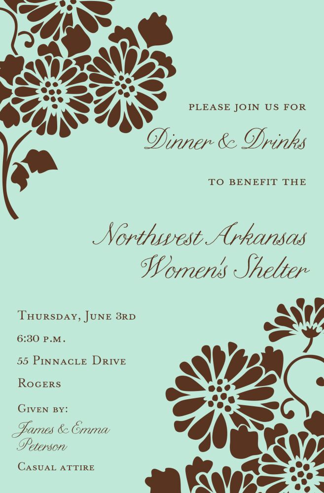 Cocoa Buds Invitation