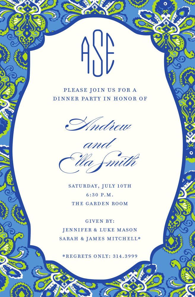 Liberty Blue Invitation