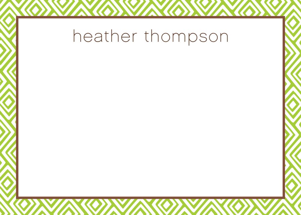 Wild Diamonds Green Flat Note