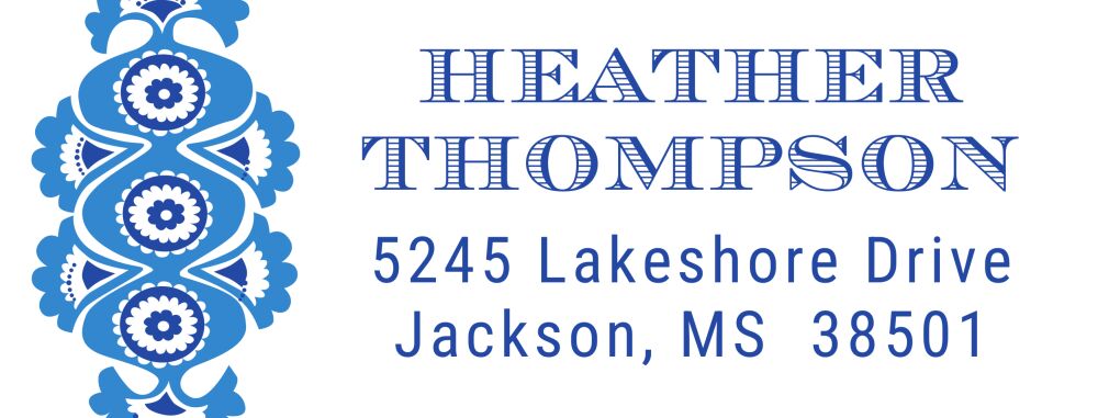 Arcadia Return Address Label