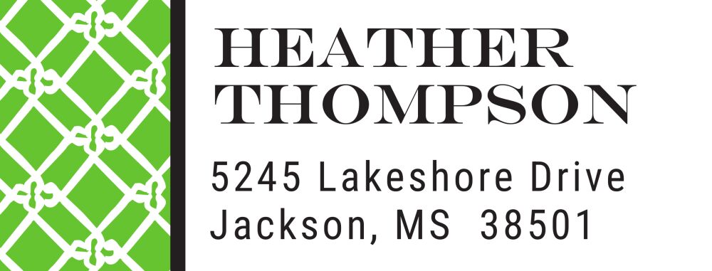 Fresh Weave Return Address Label