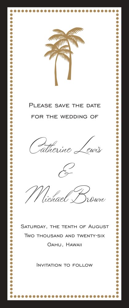 Palms Invitation