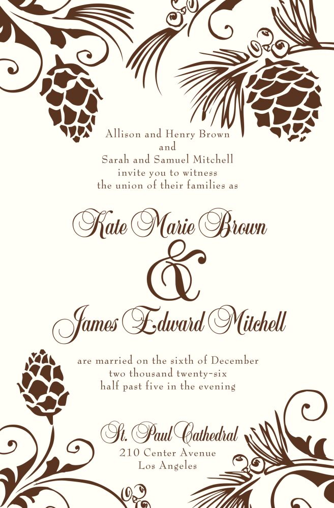 Woodland Invitation